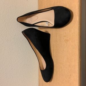 Black Wedge Shoes from Target, size 9